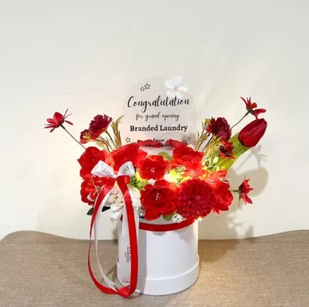 Bloom Box Akrilik Ucapan Grand Opening Gambir