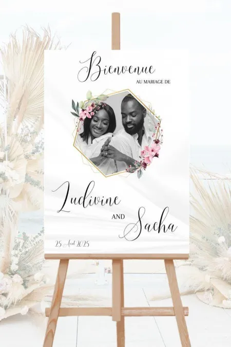 Papan Akrilik Papan Pernikahan Gambir